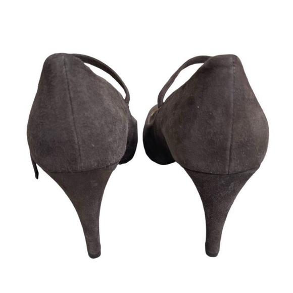 J Crew Suede Peep Toe Mary Jane’s - Picture 4 of 6